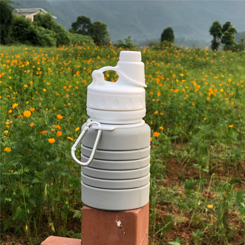 Outdoor Sports Bottle Collapsible Silicone Water Bottle