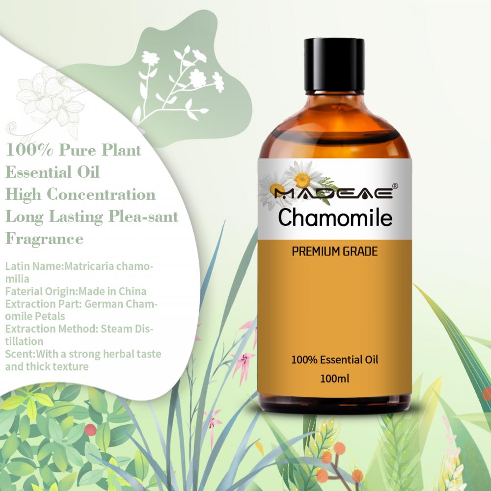 Aceite de fragancia que fabrican fragancias orgánica 100% puro aceites esenciales al por mayor para aceite de manzanilla difusor