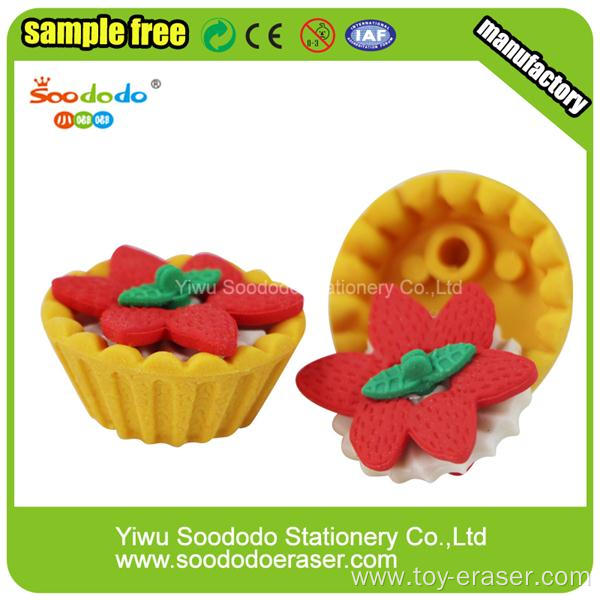 Food shaped eraser gift for children