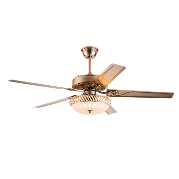 European Style LED Ceiling Fan with Light for Living Room