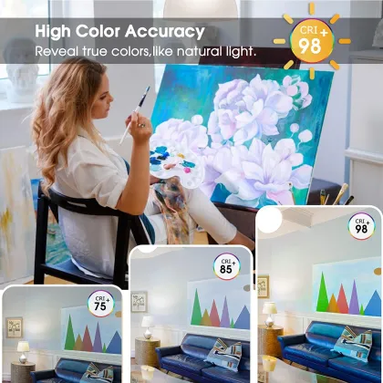 9W 12W CRI 98 A60 LED Bulb - Full Spectrum Therapy Light