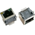 Conector modular RJ45 con escudo