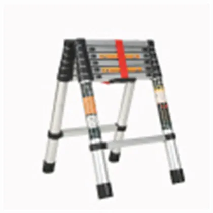 8m aluminium telescopic ladder household folding ladder
