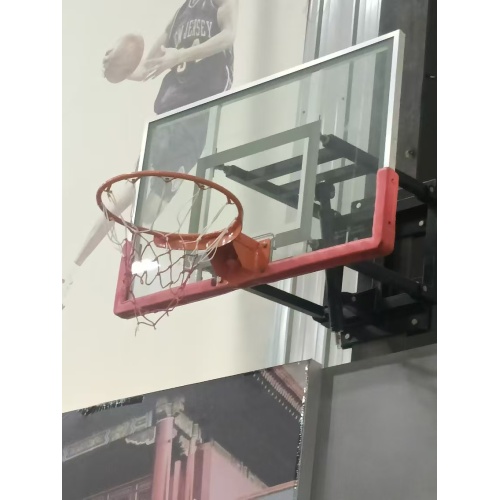 Wall Mounted Hand Crank Lift Mini Basketball Hoop