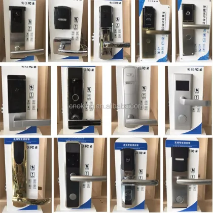 Silver Hotel Key Card Lock for Hotel Door Lock