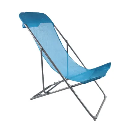 Wholesale OEM Folding Beach Ground Chair and Kamp Sandalyesi with Pillow - Hot Sale