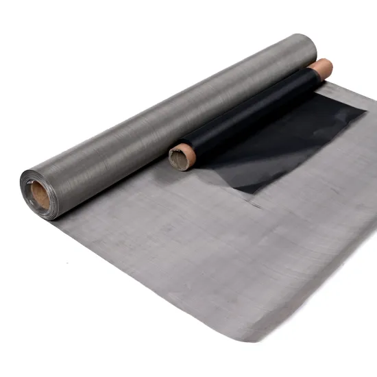 Grade 1 Pure Titanium Woven Wire Mesh Screen Cloth Roll - Bright White