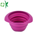 Decorative Silicone Foldable Basket for Fruits Strainer