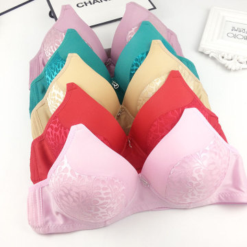 Plus Size Lace Embroidered Bras for Women - Sostenes Pour Femmes Grandes Taille - Underwire Support for Larger Cups