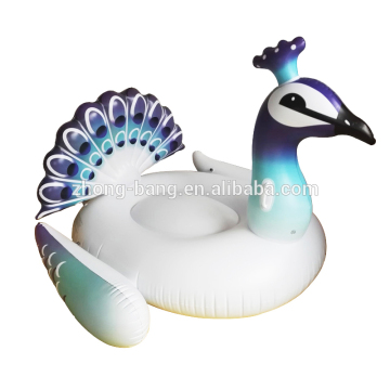 inflatable peacock pool float