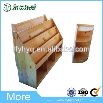 Natural wood children furniture,children bookcases