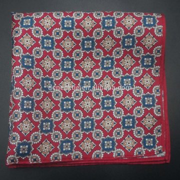 beautiful silk handkerchief hand made printed