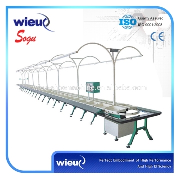 Xu0009 Rotary Type Shoe Upper Making Stitching Production Line Conveyor