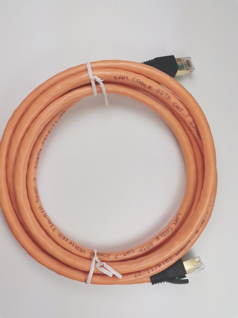 Коммутационный кабель сетевого шнура Cat7 для тяжелых условий эксплуатации 26AWG