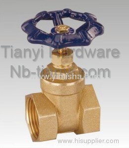 High Quality Manual Brass two General Formula Gate Valve 