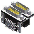 D-SUB mit hoher DichteDual Port, rechtwinklig MM