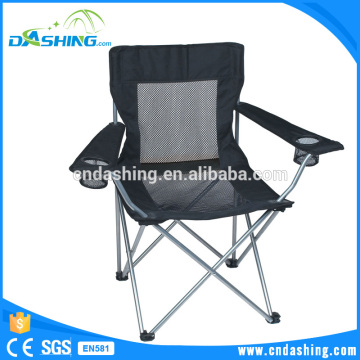 Metal folding camping chair mesh chair, foldable outdoor camping chair