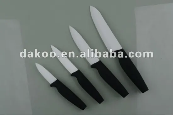 4 Pieces Durable And Sharp Zirconia Ceramic Knife