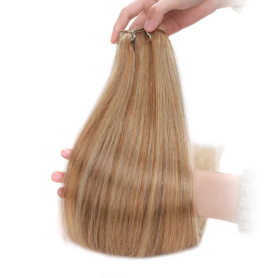 Wholesale Hot Sale on Alibaba Virgin Brazilian Hair Remy Human Hair Russia Blonde Color hair Extensions