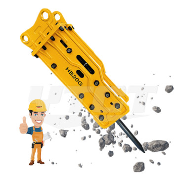 Silent Indeco Hydraulic Hammer Mini Excavator Hammers