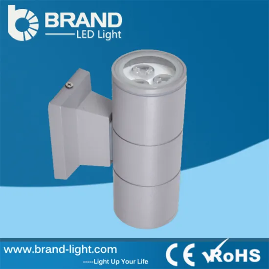 Purple Blue Colorful 6W LED Wall Light Up And Down, CE RoHS