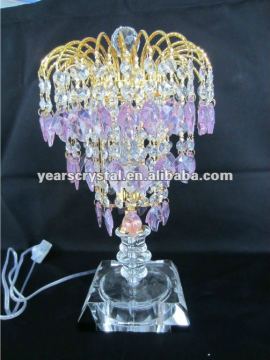 modern electric crystal desk lamp for wedding gift (R-1104