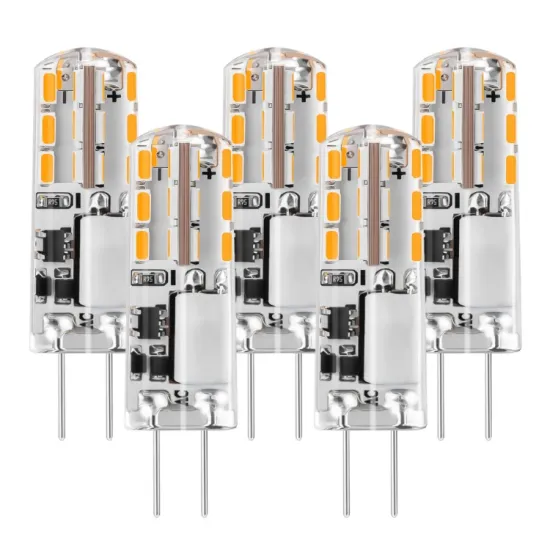 Crystal Light Lamp G4 LED Bulbs, White, DC/AC 12V, No Flicker, Non-Dimmable, G4 Bipin, 3014 SMD Corn Bulb