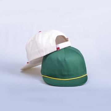 Custom Plain Cotton Adjustable Snapback Caps