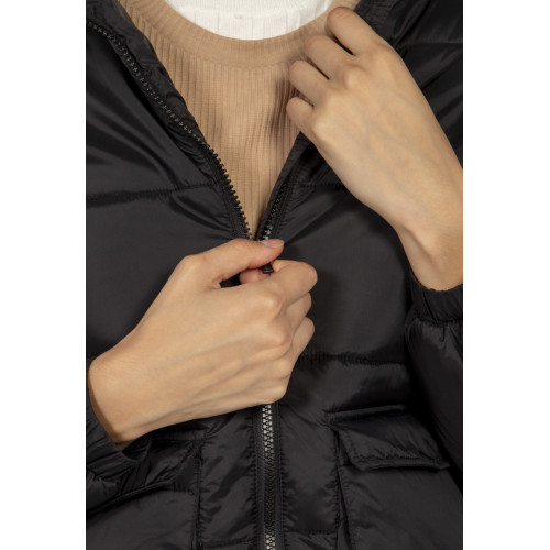 Winter Warm Black Women Padded Jackets