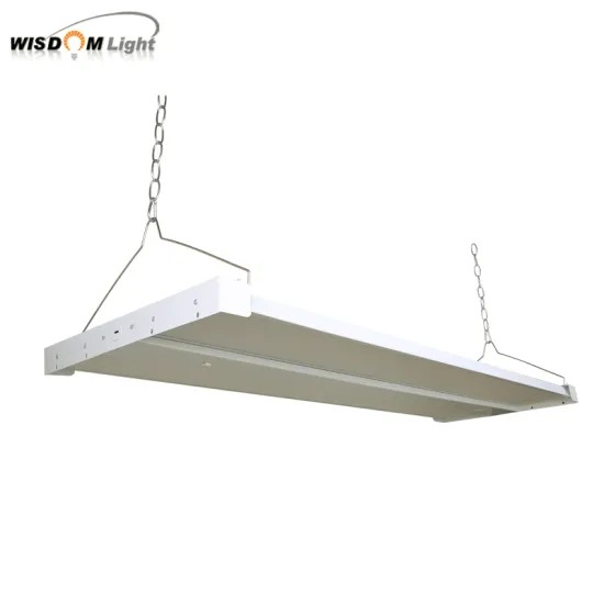 Ultra Slim LED Linear High Bay Lights with Motion Sensor and Emergency Backup