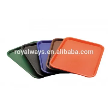 Promotional cheap hard plastic serving tray