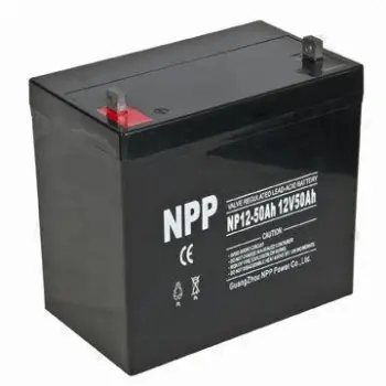 Gel Battery, 12V Nominal Voltage, 50Ah Rated Capacity