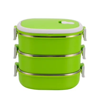 Heat Preservation Square Sharp Stainless Steel Lunch Box