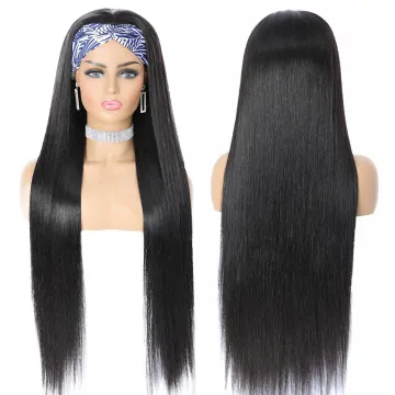 Wholesale Raw Indian Hair ,Remy Human Hair Headband Wig Vendors ,Unprocessed Raw Virgin Cuticle Aligned Weave Human Hair wigs