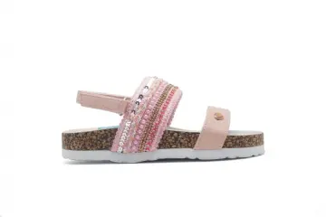 Children Birkenstocks with Woven Decoration