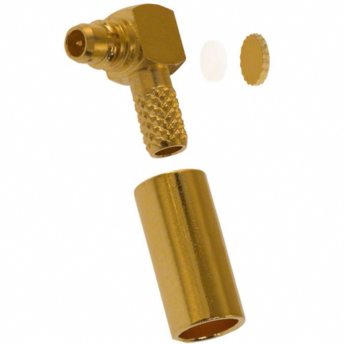 Connecteur MCX mâle coudée Type RF de placage à l'or
