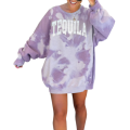 Womens Oversized Pullover Sweatshirts Tops