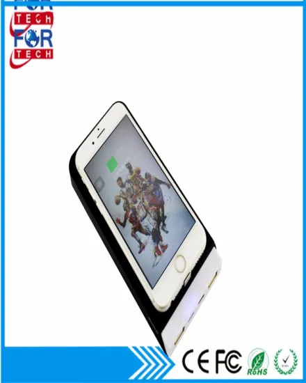 Advertising qi wireless Power Bank Station For Starbuck Restaurant 10000mah