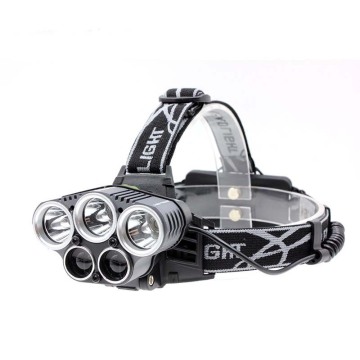 90 Grad einstellbare USB-wiederaufladbare wasserdichte Multi-Mode-LED-LED-Taschenlampe