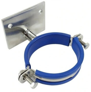 Connecting Racking System to 2-inch Rubberized Pipe Clamps