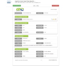 Dades d&#39;importació de Bombes Argentina