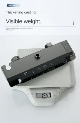 Copper Gun Gray Digital Display Shower Suite with Supercharged Hot and Cold Brass Valve