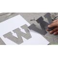 6mil stencil stencil أوراق mylar مادة stency فارغة