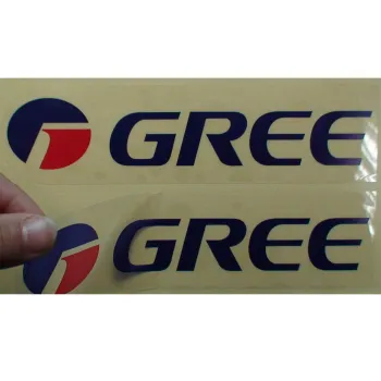 Waterproof transparent self-adhesive printed sticker label