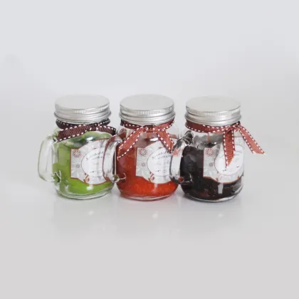 Paraffin Wax Home Fragranced Glass Jar Candle
