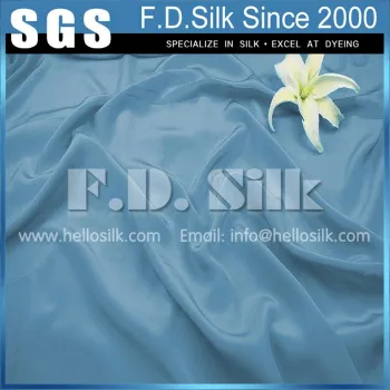 12MM Silk Crepe De Chine Width 45" Pale Bule No.06 Color