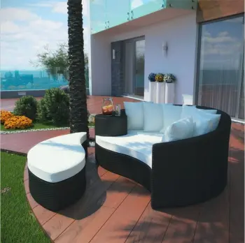 Factory Direct Hot Modern Moon Vine Outdoor Sofa Bed