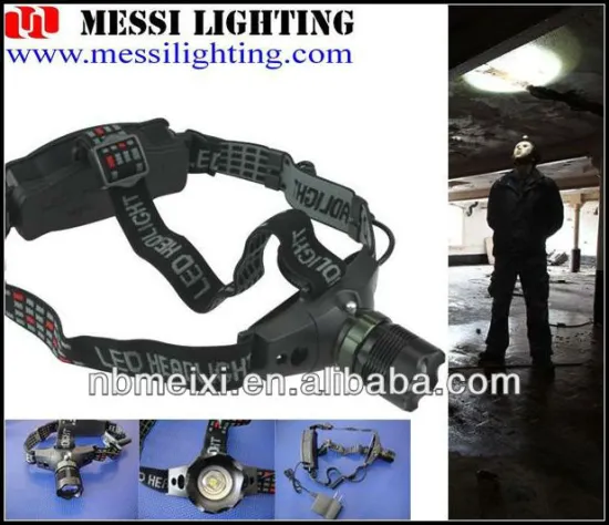 outdoor ultra brightness waterproof rechargable camping headlamp