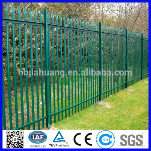 High Security Galvanized Steel Palisade Fence