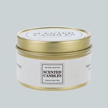 Luxury Wholesale Aroma Soy Wax Tin Candle